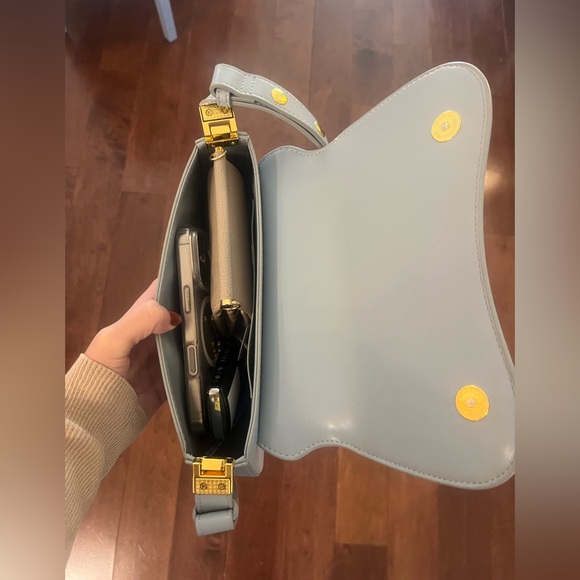 Joy shoulder bag in steel blue - Picture 5 of 8